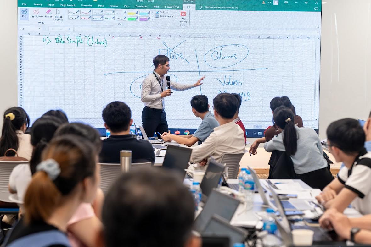 Đào tạo excel cho doanh nghiệp