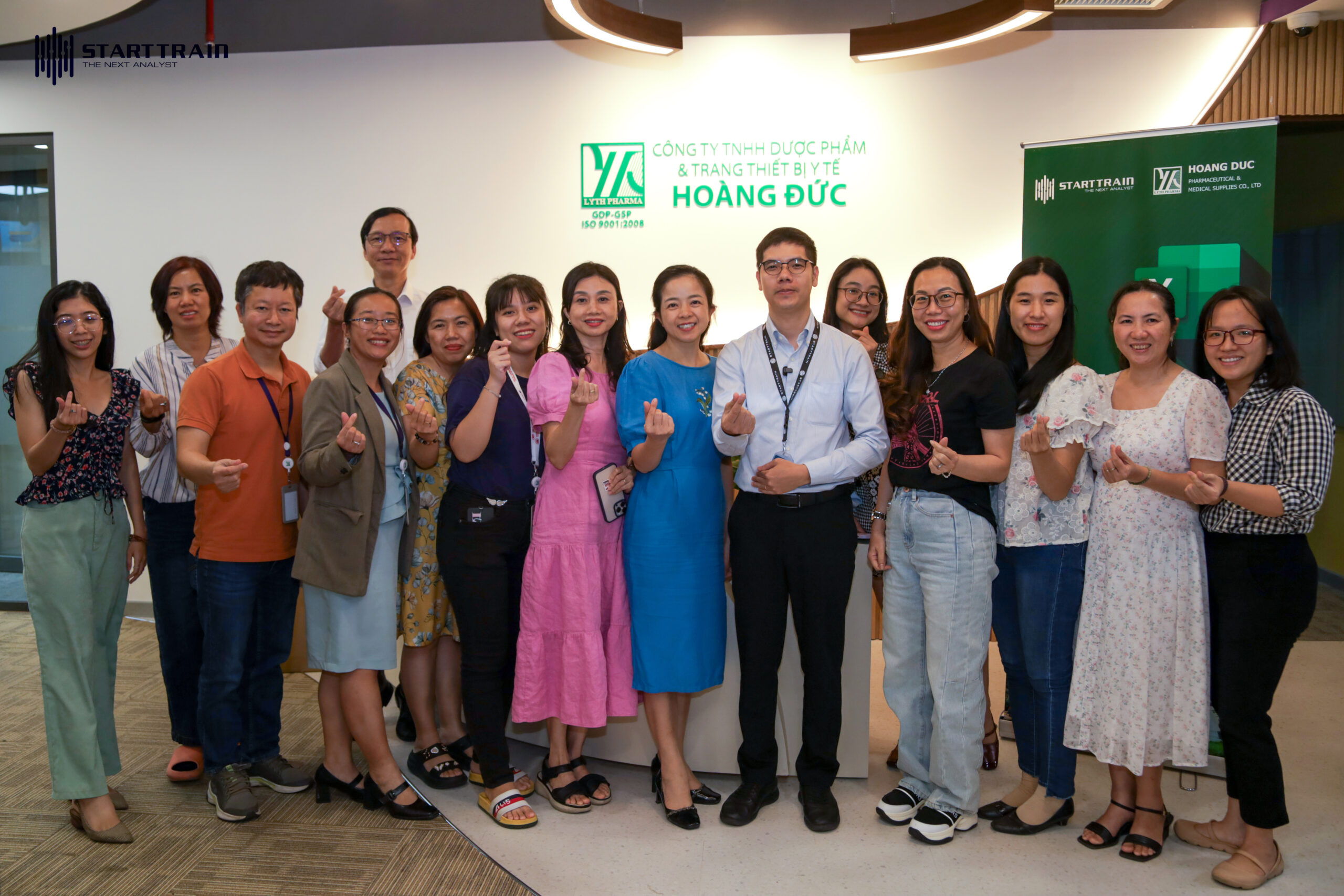 Starttrain đào tạo Excel cho doanh nghiệp Dược phẩm và TTBYT Hoàng Đức
