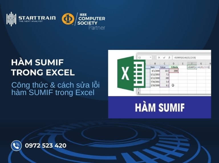Hàm SUMIF trong Excel